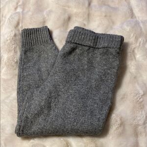 Express Cozy Grey Knit Bottoms with 3% wool, make it a lounge day!!